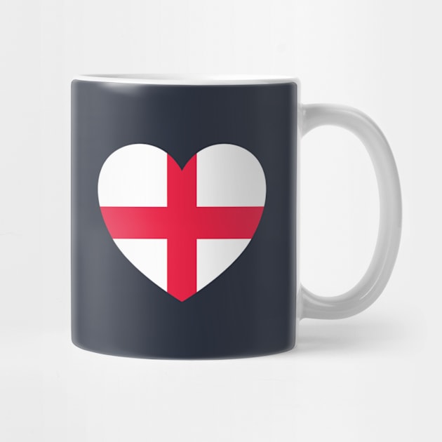 England Flag Heart by DPattonPD